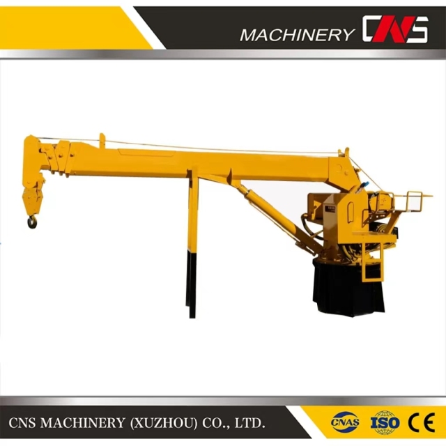 Used for Offshore Operations Machine 5ton Hydraulic Telescopic Boom Remote Operation Customization Marine Crane