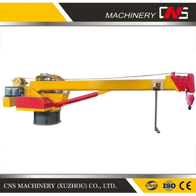 Used for Offshore Operations Machine 5ton Hydraulic Telescopic Boom Remote Operation Customization Marine Crane