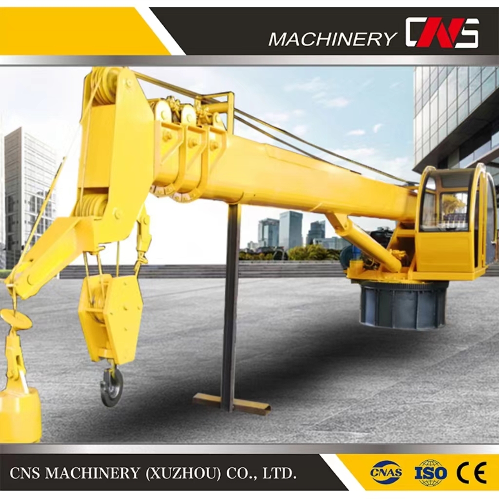 Construction Machinery 12 Ton Marine Crane High Quality Hydraulic Telescopic Marine Crane with CE Certification