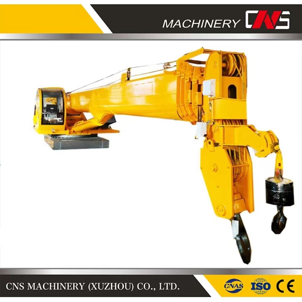 Promotion 16 Ton Hydraulic Telescopic Boom Marine Crane Marine Deck Crane Ship Crane for Hot Sale