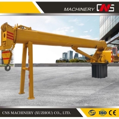 Hot Sale 12 Tons Telescopic Boom Hydraulic Ship Deck Marine Crane High Quality Lifting Ship Crane Low Price