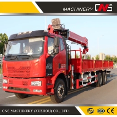 High Quality Best Price Truck Mounted Crane 10 Ton Hydraulic Straight Arm Telescopic Boom Lorry Crane