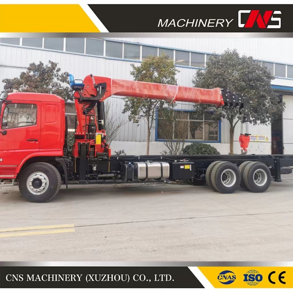 Accept Customized Mini Hydraulic Straight Arm Lorry Cranes 10 Ton Telescopic Truck Crane Manufacturers Lifting Crane