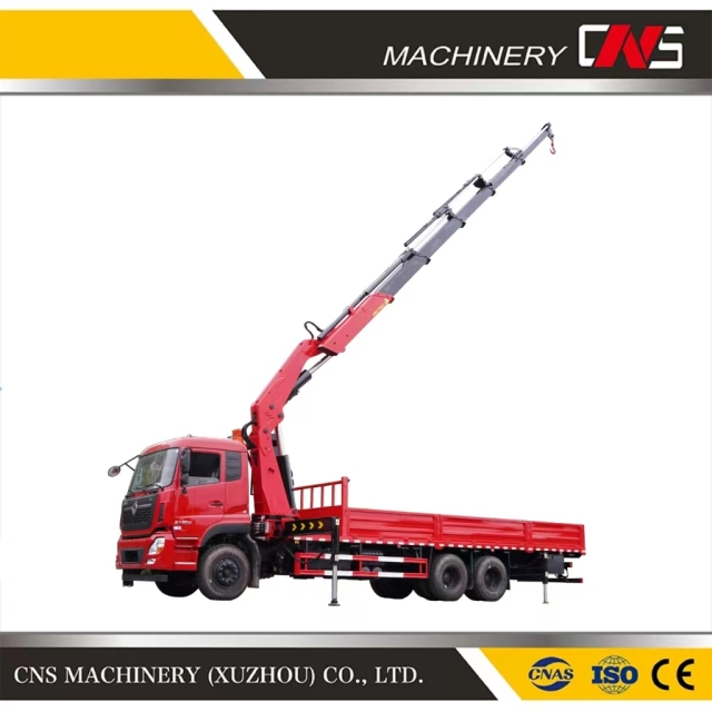 Hydraulic Mobile Truck Lifting Cranes High Quality 16 Ton Folding Arm Truck Mounted Crane with Knuckle Boom