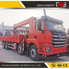 Factory Supply 16 Tons Straight Arm Lorry Crane 8*4 Cheap Price Hydraulic Telescopic Boom Truck Mounted Crane