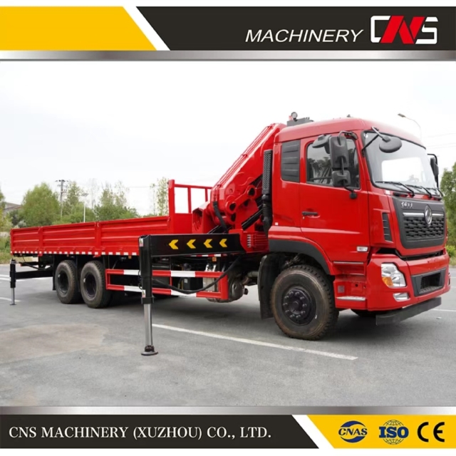 China Brand 16 Ton Hydraulic Folding Arm Truck Mounted Crane Knuckle Boom Crane Cheep Price With High Quality In Stock
