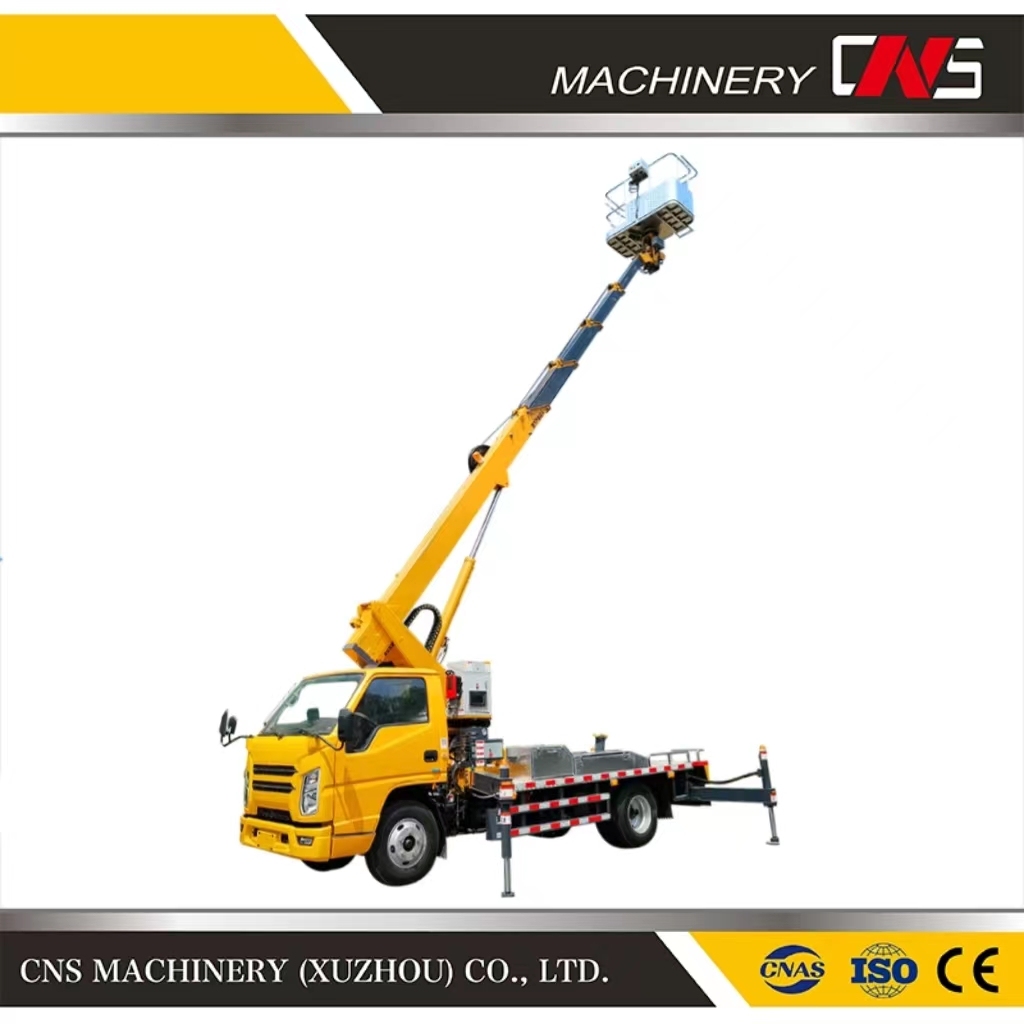 China Manufacturer Aerial Work Truck High-Altitude Construction Vehicle Aerial Work Platform with Telescopic Boom