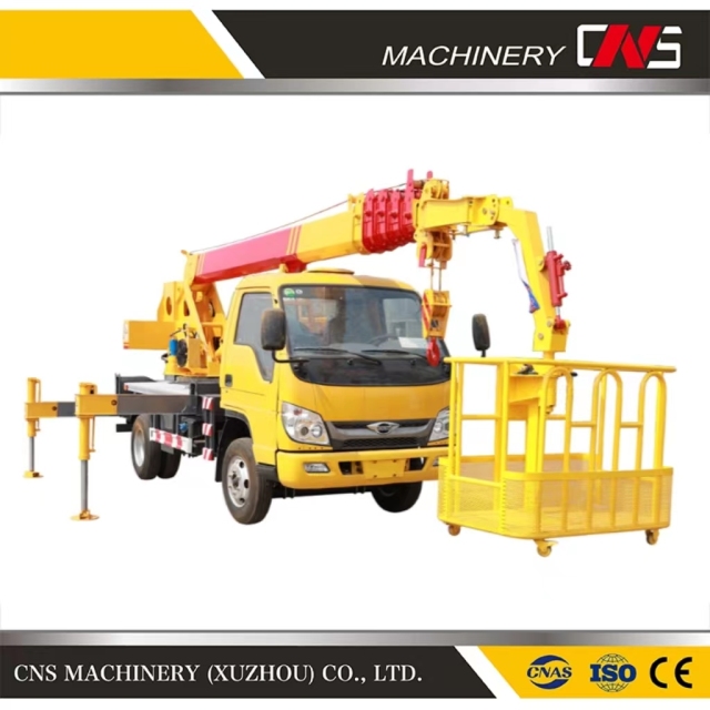 China Manufacturer Aerial Work Truck High-Altitude Construction Vehicle Aerial Work Platform with Telescopic Boom