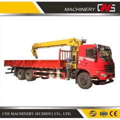 Factory Direct Sale 12 Ton Hydraulic Telescopic Boom Lifting Crane Straight Arm Truck Mounted Crane Low Price
