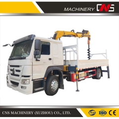 Hot Sale Rotary Drill Pole Crane Gripper Crane Hole Digging Folding Boom Truck Mounted Auger Crane