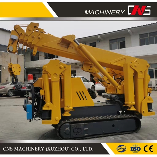 Small Crawler Truck Crane Chinese Manufacturer Construction Mobile Crawler Crane for Farm Agricultural Use