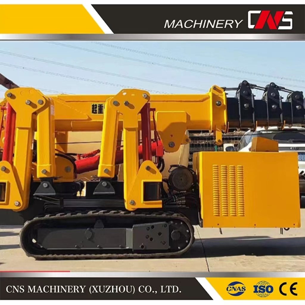 Small Crawler Truck Crane Chinese Manufacturer Construction Mobile Crawler Crane for Farm Agricultural Use