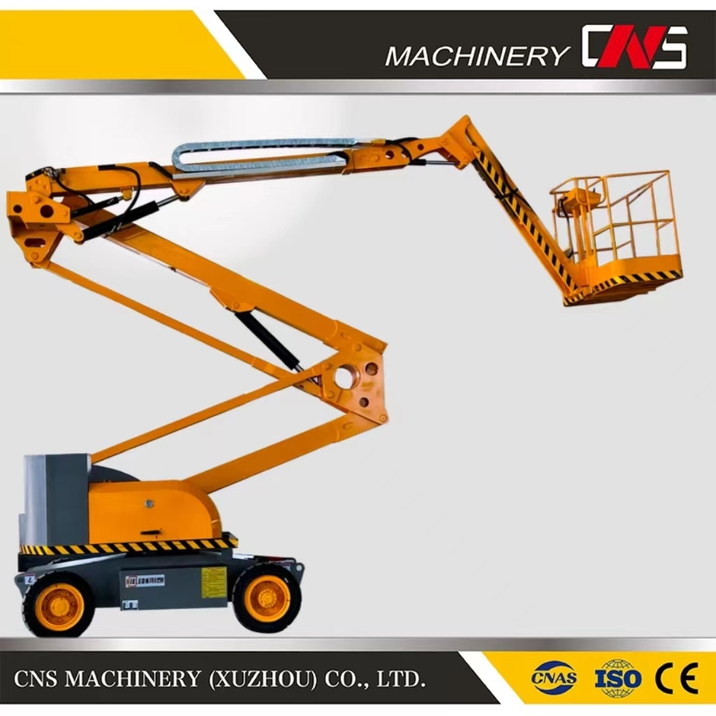 Rotary Lifting Platform Self-Propelled Electric Bending Arm Hydraulic Boom Lift Aerial Maintenance Vehicle Work Platforms