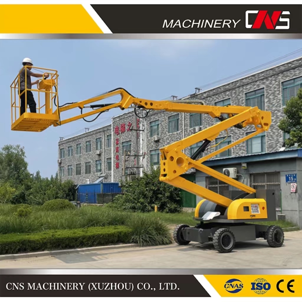 Rotary Lifting Platform Self-Propelled Electric Bending Arm Hydraulic Boom Lift Aerial Maintenance Vehicle Work Platforms