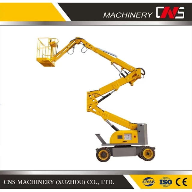 Rotary Lifting Platform Self-Propelled Electric Bending Arm Hydraulic Boom Lift Aerial Maintenance Vehicle Work Platforms