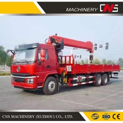 Superior Performance and Long Service Life Telescopic Straight Boom 12 Ton Cargo Truck Mounted Crane for Hot Sale