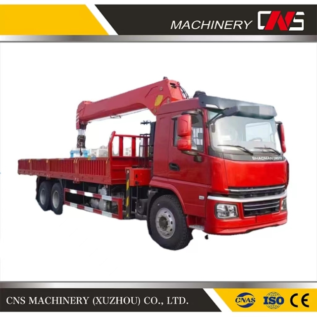 Superior Performance and Long Service Life Telescopic Straight Boom 12 Ton Cargo Truck Mounted Crane for Hot Sale