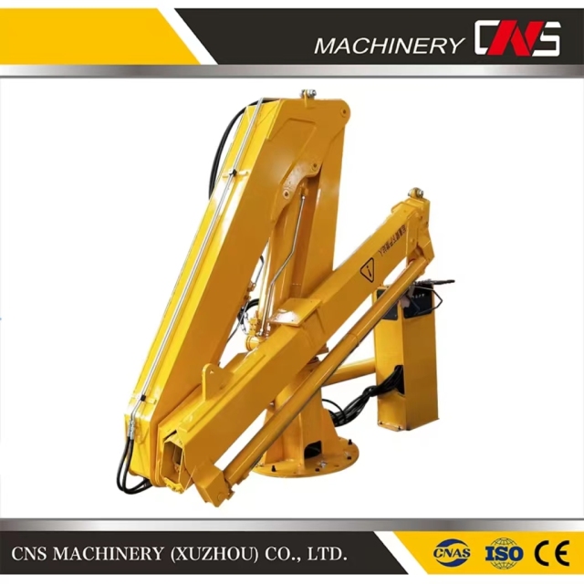 China Factory Provide Angle of Rotation 360 Degree 6.3 Ton Marine Knuckle Boom Ship Crane Boat Marine Crane for Sale