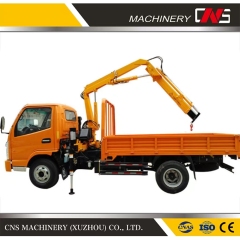 China Factory Price Small Trailer and Truck Mounted Crane 3.2 Ton Knuckle Boom Tractor Mounted Crane for Sale