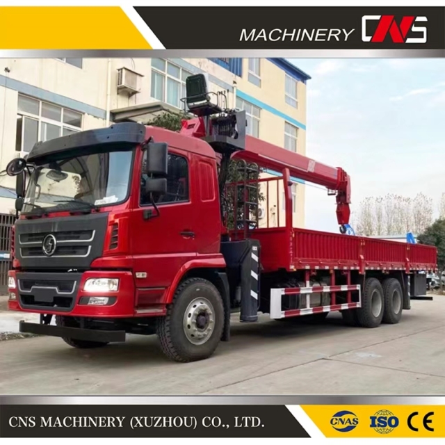 Factory Price 8 Ton Good Condition Telescopic Crane Hydraulic Straight Arm Mobile Cargo Truck Mounted Cranes for Sale