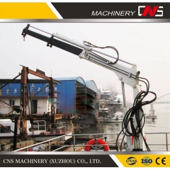 Good Condition Brand New Hydraulic Folding Arm Marine Crane 5 Ton Knuckle Boom Lifting Ship Deck Crane for Sale