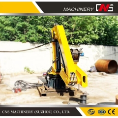 4 Ton Hydraulic Marine Ship Boat Harbor Folding Arm Crane High Quality Floating Barge Knuckle Boom Ship Deck Crane