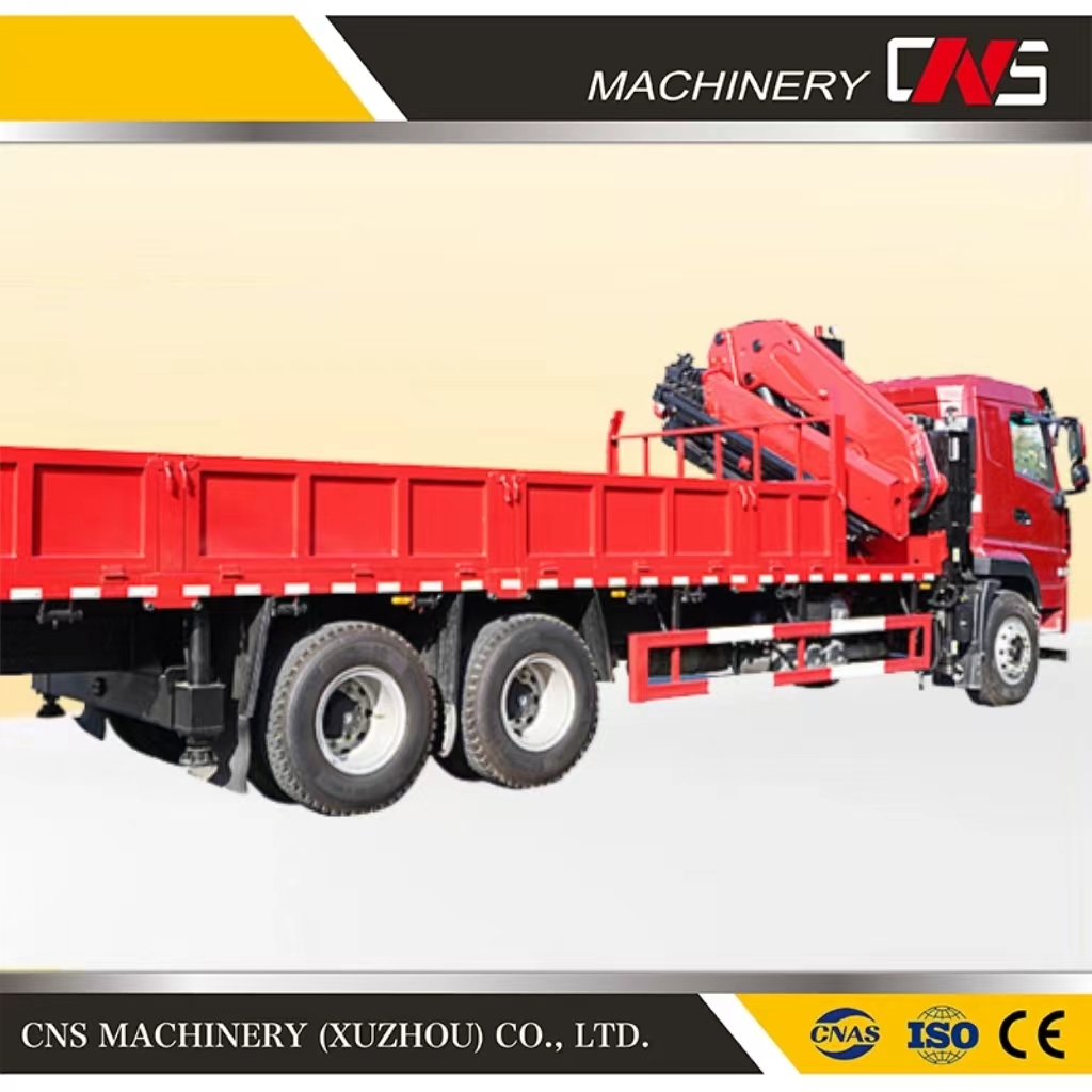 Factory Supply 10 Ton Hydraulic Knuckle Boom Truck Crane Diesel Hydraulic Folding Arm Truck Mounted Crane for Trucks