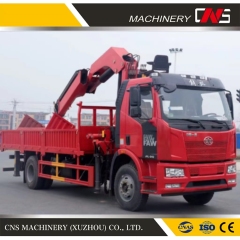 Cheap Price 12 Ton Knuckle Boom Truck Crane Core Components Engine Pump Motor Bearing Truck Crane