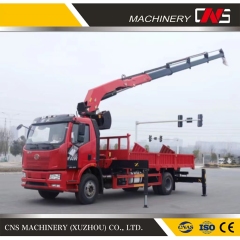 Cheap Price 12 Ton Knuckle Boom Truck Crane Core Components Engine Pump Motor Bearing Truck Crane