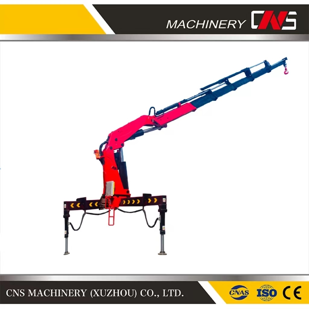 Hot Sale 25 Tons Folding Arm Truck Mounted Crane Hydraulic Knuckle Boom Truck Mounted Crane for Remote Controls