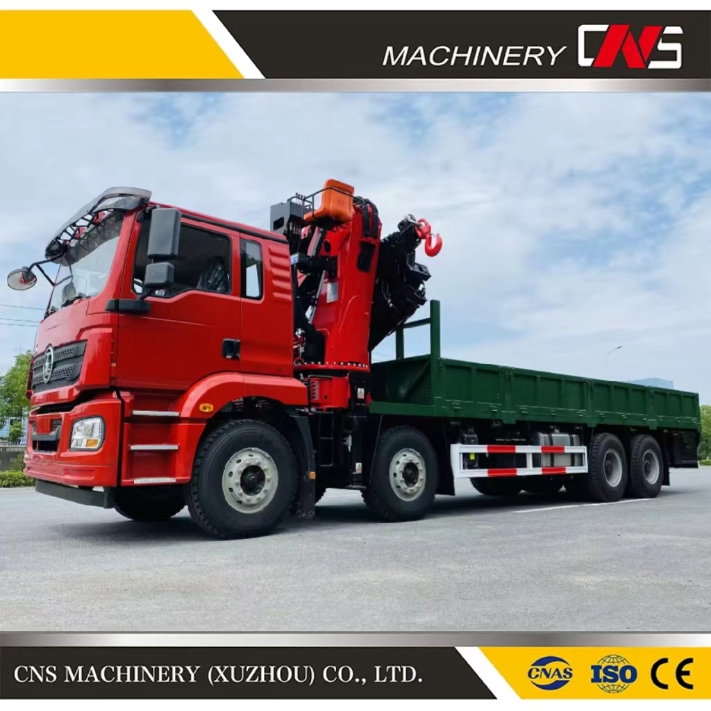 Hot Sale 25 Tons Folding Arm Truck Mounted Crane Hydraulic Knuckle Boom Truck Mounted Crane for Remote Controls