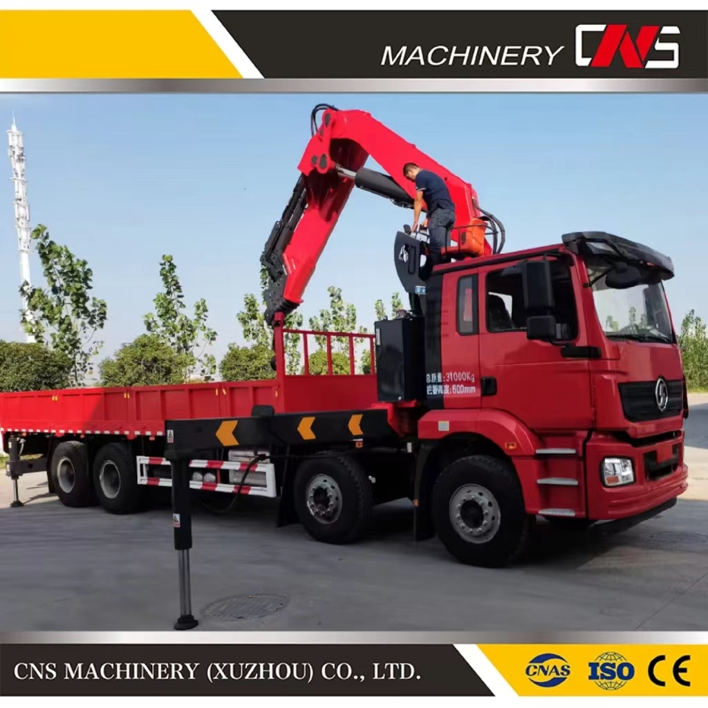 Hot Sale 25 Tons Folding Arm Truck Mounted Crane Hydraulic Knuckle Boom Truck Mounted Crane for Remote Controls