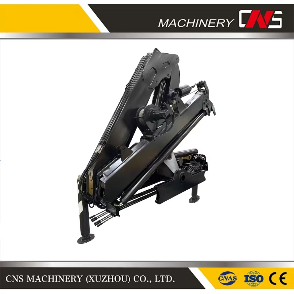 5 Ton Folding Arm Lifting Truck Crane High Capacity Knuckle Boom Truck Mounted Crane with Hydraulic Winch