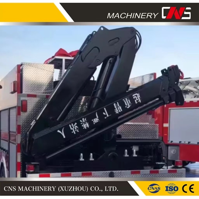 5 Ton Folding Arm Lifting Truck Crane High Capacity Knuckle Boom Truck Mounted Crane with Hydraulic Winch