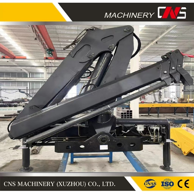 5 Ton Folding Arm Lifting Truck Crane High Capacity Knuckle Boom Truck Mounted Crane with Hydraulic Winch
