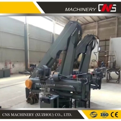 High Quality Knuckle Boom Truck Mounted Crane 3.2 Tons Hydraulic Steering Arm Folding Arm Lifting Crane for Sale