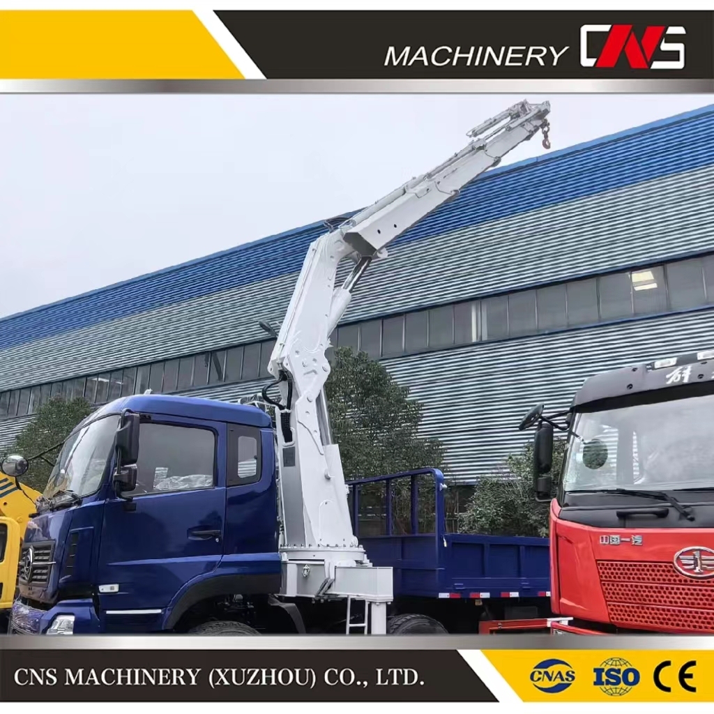 Hot Selling 16 Tons Knuckle Boom Hydraulic Remote Control Construction Crane Machine Folding Arm Crane for Sale
