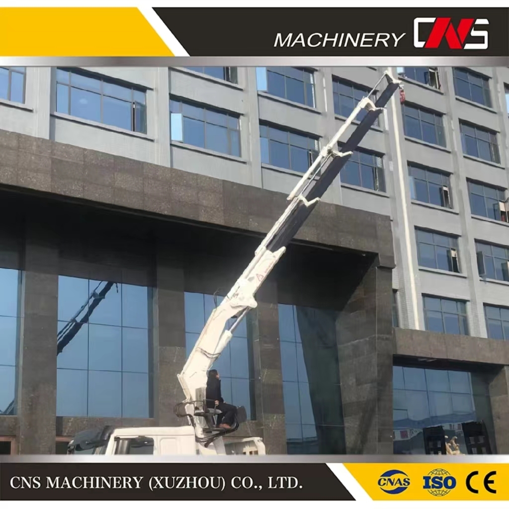Hot Selling 16 Tons Knuckle Boom Hydraulic Remote Control Construction Crane Machine Folding Arm Crane for Sale