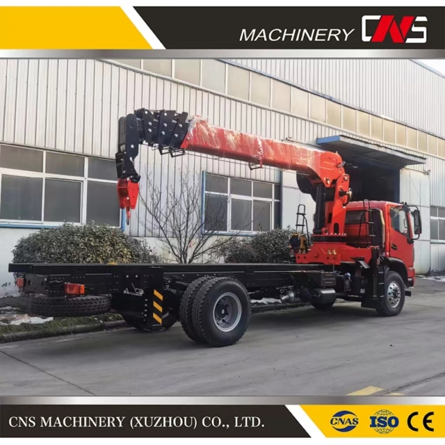 Lowest Price CE Certified 12 Ton Hydraulic Telescopic Boom Structure Easy to Install Building Construction Mobile Truck Crane