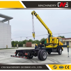 Xuzhou China Engineering Machinery Cluster Center 5 Ton Hydraulic Straight Arm Telescopic New Lifting Boom Truck Crane