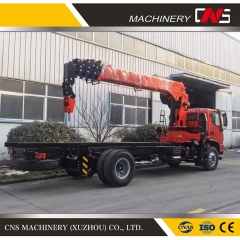 Made in China Hydraulic Pump Manipulator Bed Lift Cargo 12ton Telescopic Boom Truck Crane with CE Certified