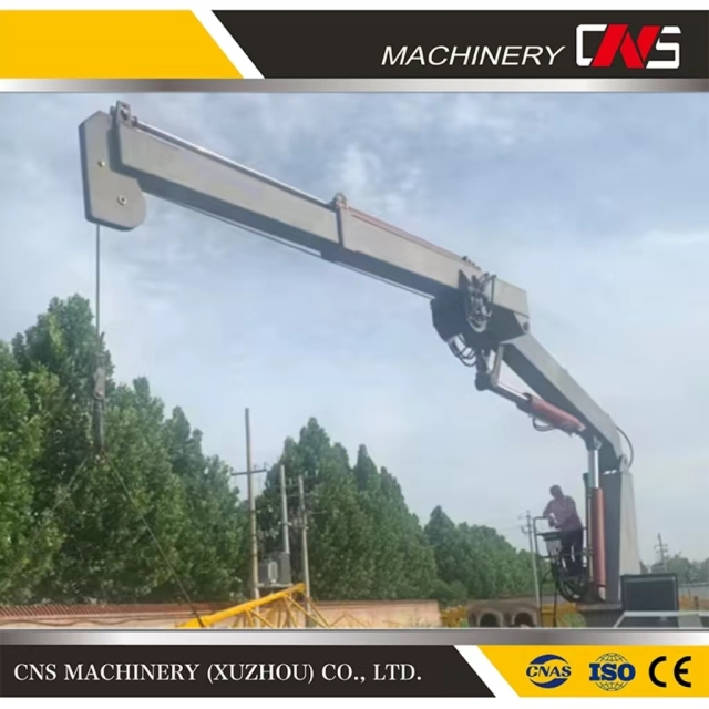 Crane Manufacture High Quality 8 Ton Folding Arm Marine Crane Electric Hydraulic Knuckle Boom Ship Deck Crane