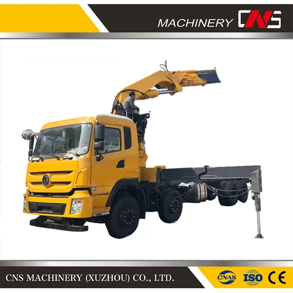 25 Ton Hydraulic Knuckle Boom Truck Crane Folding Arm Cargo Truck Mounted Crane with CE Certificate Low Price