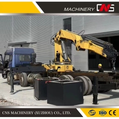 25 Ton Hydraulic Knuckle Boom Truck Crane Folding Arm Cargo Truck Mounted Crane with CE Certificate Low Price