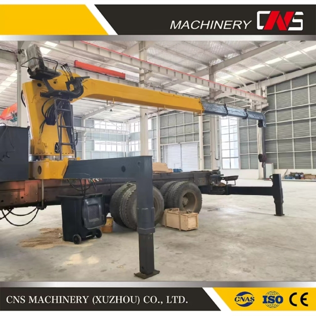 Heavy Duty Straight Arm Truck Mounted Crane 16 Ton Telescopic Lorry Cargo Truck Mounted Hydraulic Crane