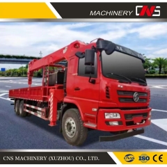 Heavy Duty Straight Arm Truck Mounted Crane 16 Ton Telescopic Lorry Cargo Truck Mounted Hydraulic Crane