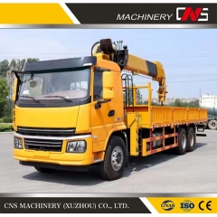 High Quality Straight Arm Truck Mounted Crane 5 Ton Telescoping Boom Hydraulic Lifting Truck Crane for Sale