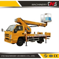 Hydraulic Truck Mounted Aerial Telescopic Access Ladders Bucket Truck Boom Lift Aerial Manlift Work Platform Truck