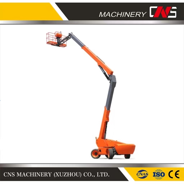 Factory Direct Sale Cherry Picker Crane Trailer Ladder Wheel Articulated Boom Lift Folding Arm Lift