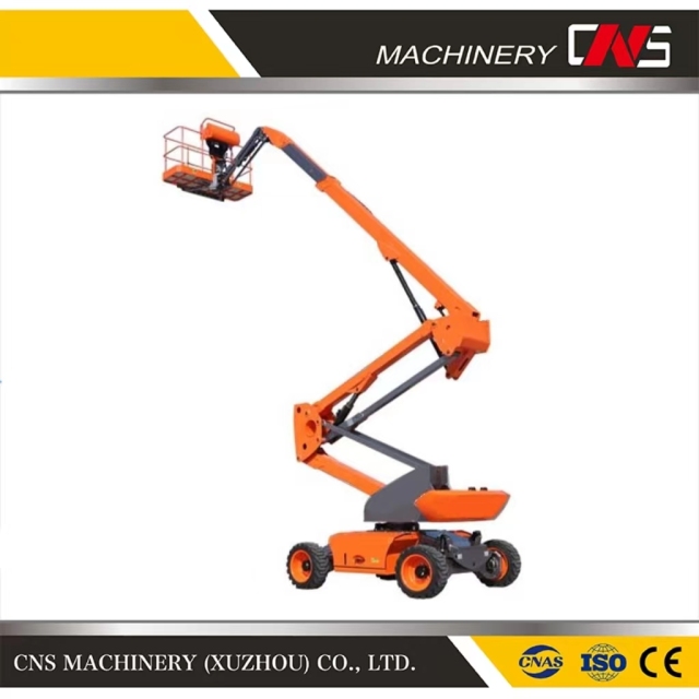 Factory Direct Sale Cherry Picker Crane Trailer Ladder Wheel Articulated Boom Lift Folding Arm Lift